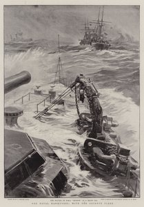 Les manœuvres navales, avec la flotte de réserve